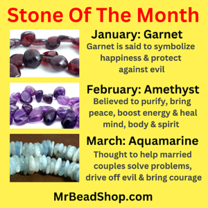 Stone Of The Month: Jan, Feb & March
