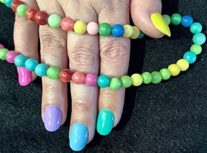 Beads to match nails!