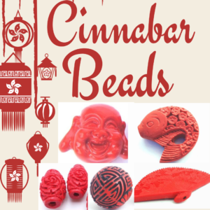 Cinnabar Beads