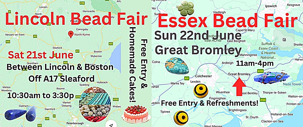Lincoln & Essex Bead Fairs