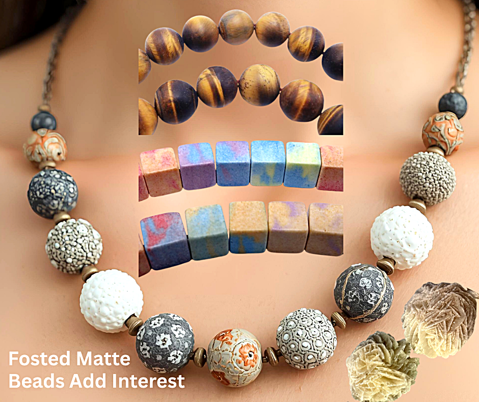 Frosted Matte Beads