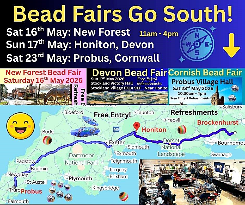 Bead Fairs Go South
